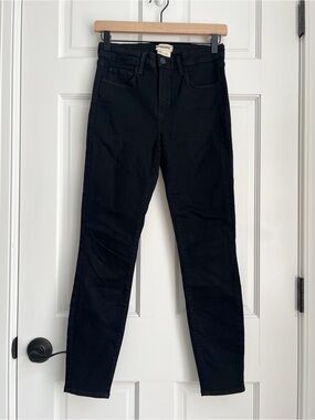 L'agence Margot High-Rise Noir Black Skinny Jeans Women's Size 26